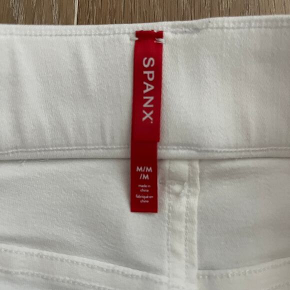 SPANX SPANXshape EveryWear Ankle Skinny Jeans White Medium - Picture 6 of 8